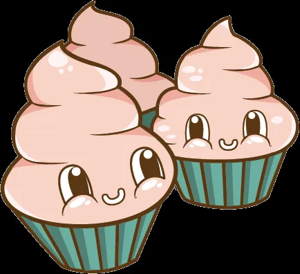 Imagenes de cupcakes animados png - Imagui
