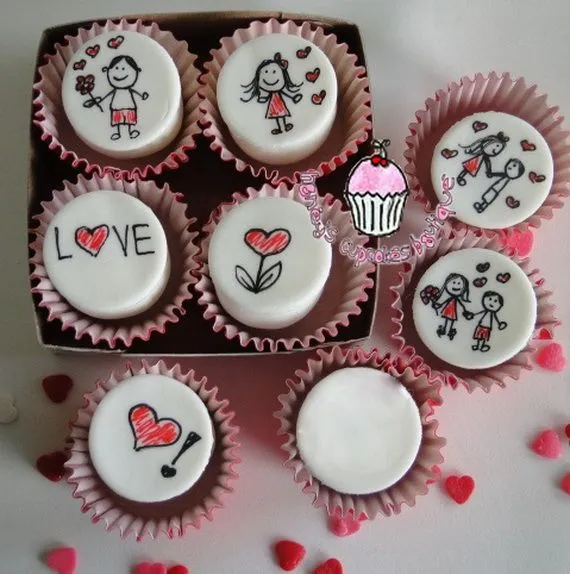 Cupcakes aniversario de bodas - Imagui