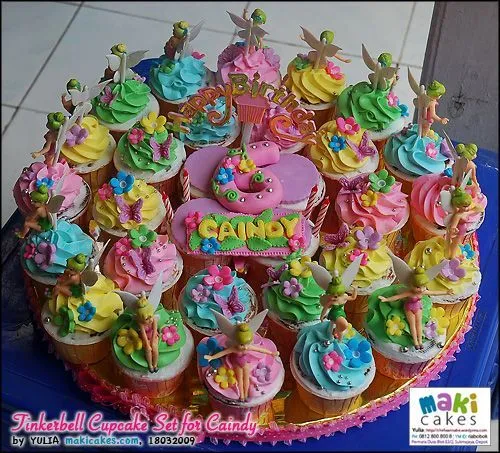 Cupcakes con buttercream colores pastel rosa, amarillo, azul y ...