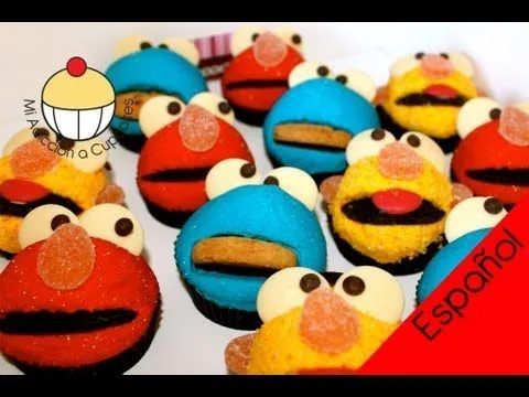 Cupcakes de ELMO! Haz Cupcakes de Elmo, de Plaza Sésamo ...