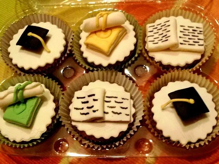 cupcakes para graduacion | Cupcakes | Pinterest