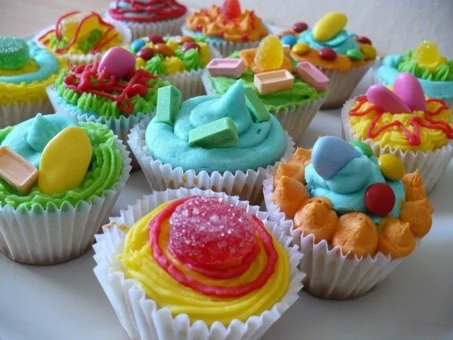 Cupcakes ideales para niños y para celebrar fiestas infantiles