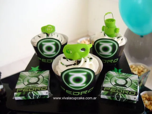 Cupcakes Linterna Verde | Flickr - Photo Sharing!