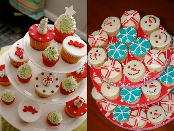 Cómo hacer cupcakes para Navidad