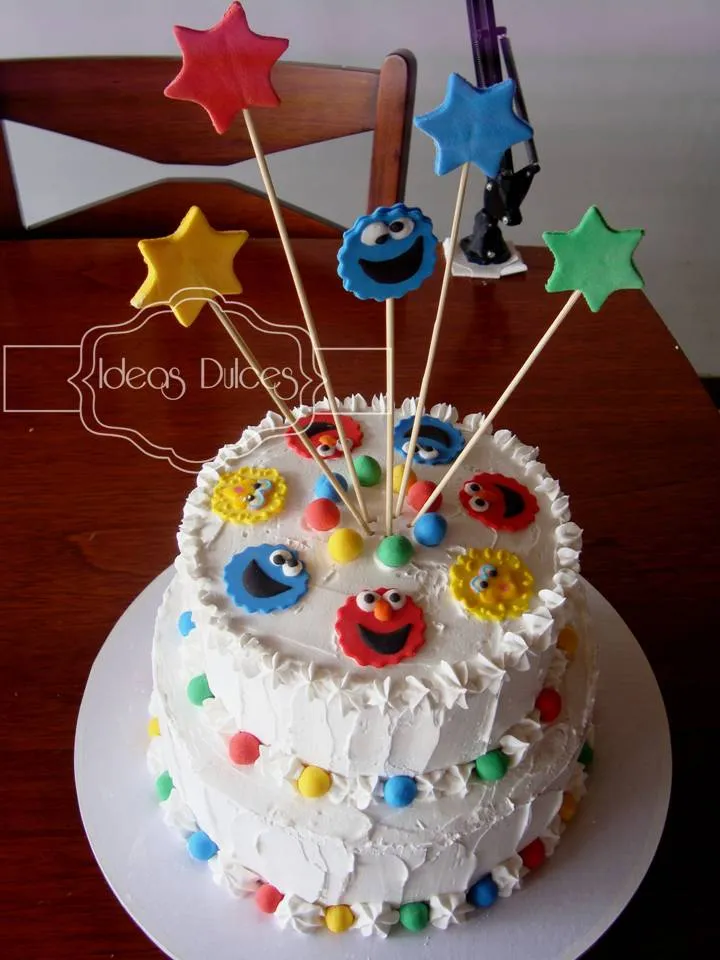 Cupcakes y Torta de Plaza Sésamo | Ideas Dulces