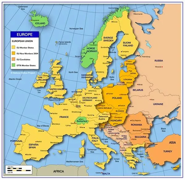 Curiosidades do Continente Europeu | Roteiros de Viagem