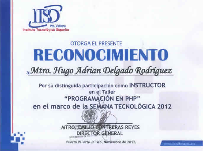 Currículum Hugo Adrián Delgado Rodríguez