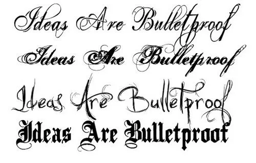 cursive tattoo fonts ideas Cursive Tattoo Fonts | Inked ...