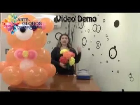 Curso de Globos Osito Cariñoso Parte II Balloons - YouTube