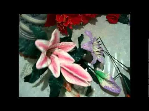 Curso Goma Eva-Foamy (flores) - YouTube