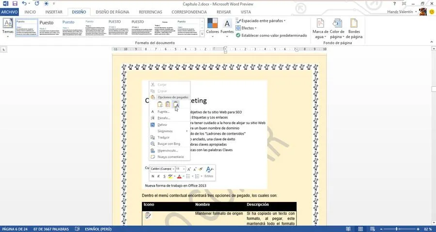 Curso gratis de Guía Office 2013. aulaClic. 6 - Construyendo sus ...