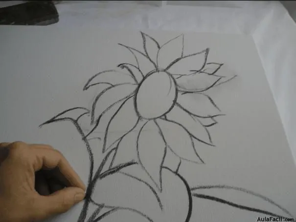 Flores dibujadas con carboncillo - Imagui