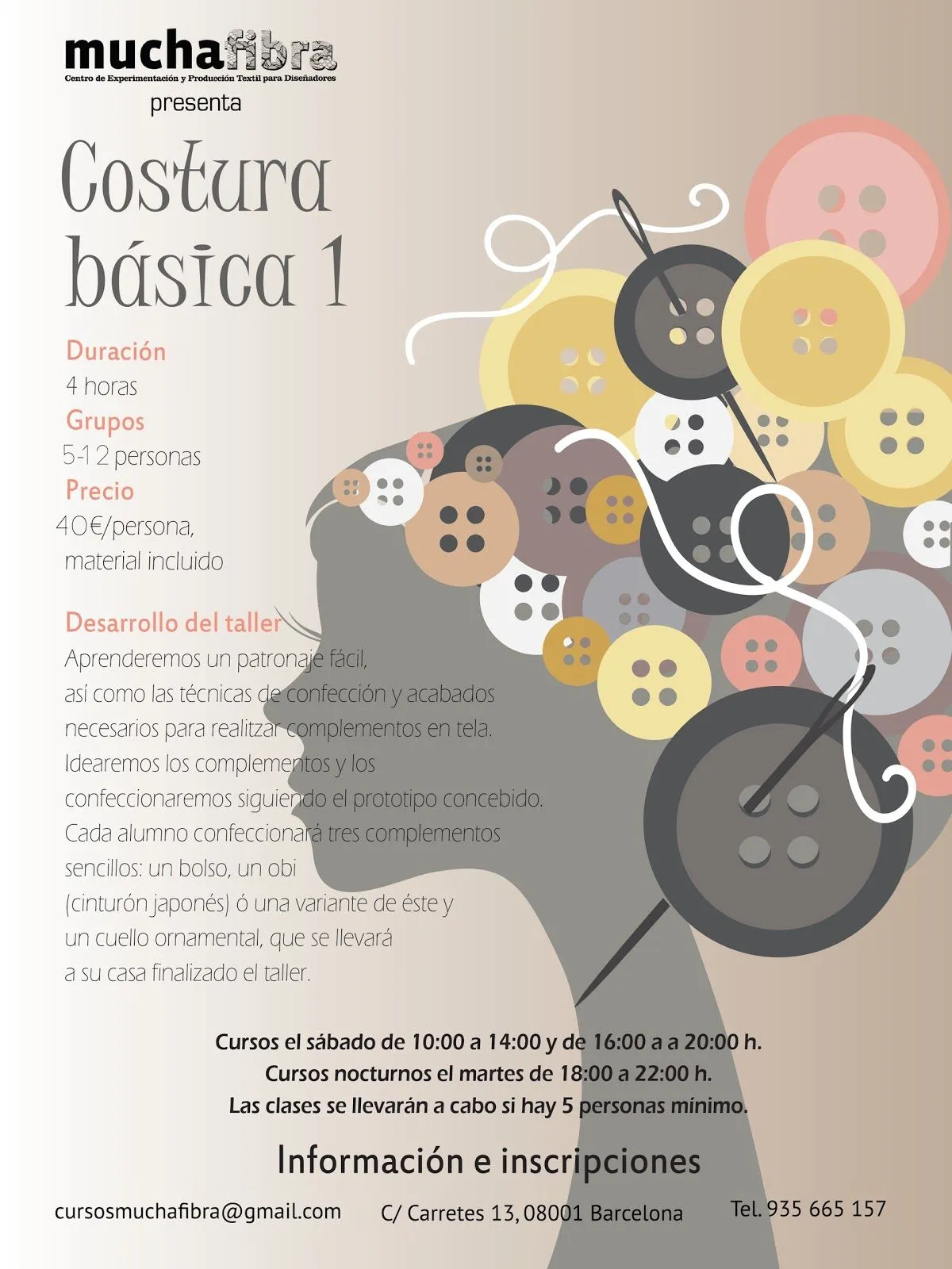 CURSOS DE COSTURA BASICA 1 | muchafibra spain CURSOS DE COSTURA BASICA 1 | muchafibra spain