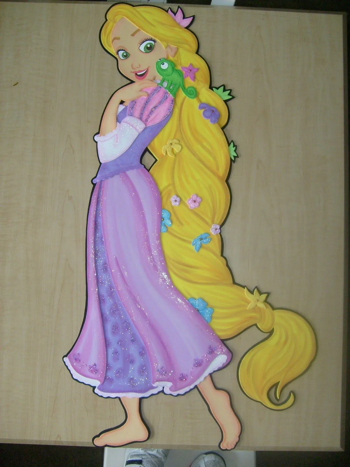 Cursos de Decoración en Fomy: Patrones gratis de Rapunzel Cursos de Decoración en Fomy: Patrones gratis de Rapunzel