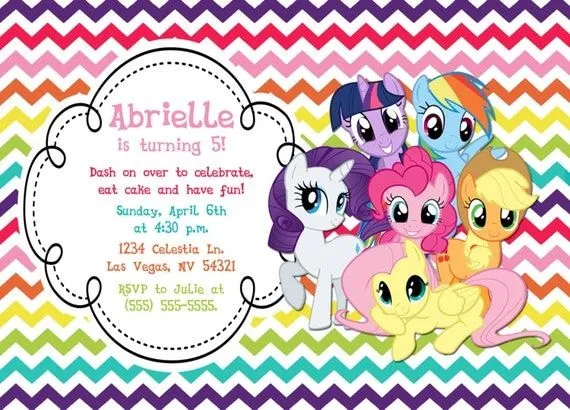 Custom Personalized My Little Pony Rainbow por IrrelephantDesigns