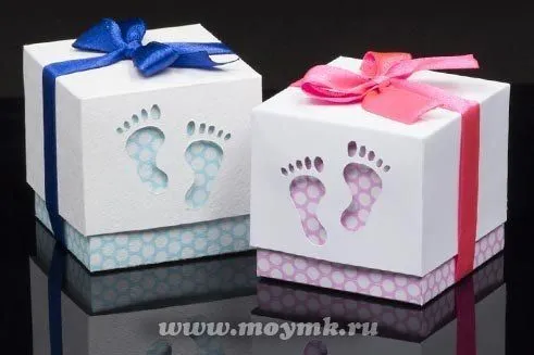 Cute Box for Babyshower - free template - Molde para hacer cajas ...
