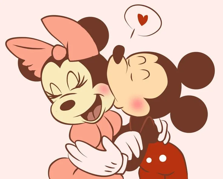 vintage mickey kissing minnie | | Disney | Pinterest | Vintage ...