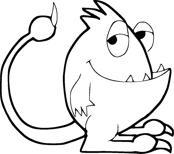 cute monster coloring pages to print | coloring Pages | Pinterest