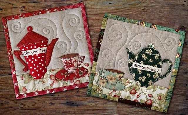 cute mug rugs good idea for the quilting | mugrugs | Pinterest ...