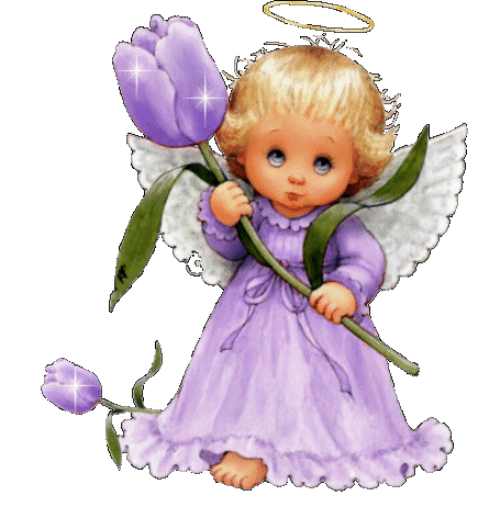 Cute Quotes About Angels | Purple Little Angel - Angels Fan Art ...