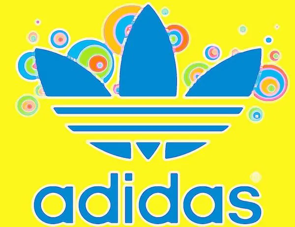 цветной логотип адидас - Fast Images