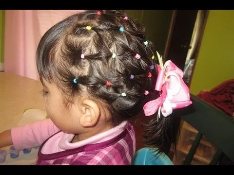 Peinados con ligas para niñas paso a paso - Imagui