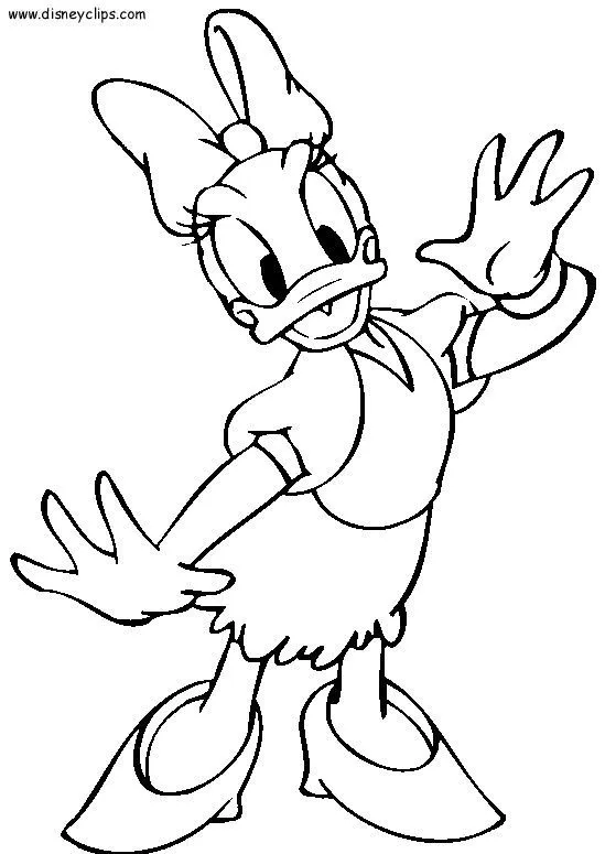 Daisy Duck | Disney coloring pages | Pinterest | Daisy Duck ...