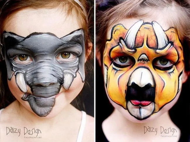Daizy, una artista que pinta las caras de los niños de manera ...