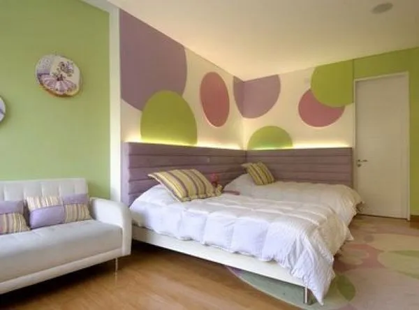 Dale vida a tu hogar con paredes pintadas con rayas, círculos ...