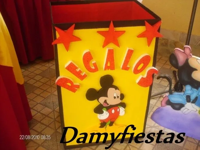 Cajas de regalos fiesta de Mickey Mouse en anime - Imagui