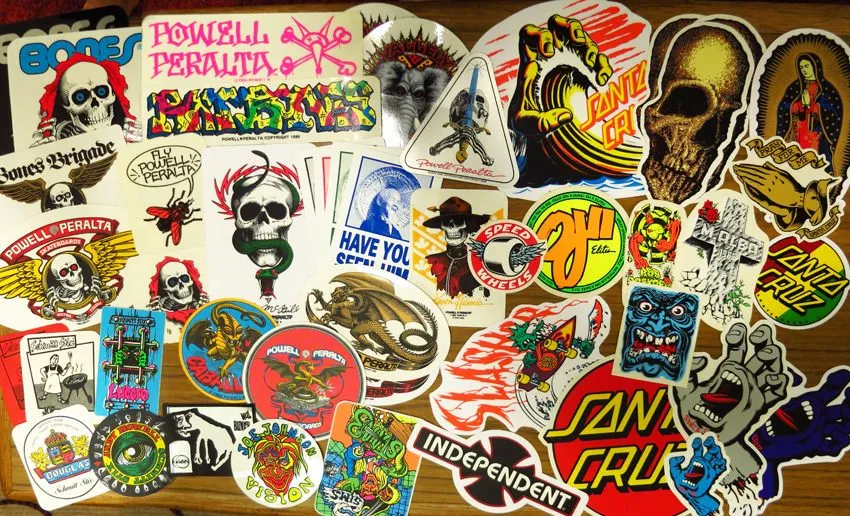 Danny Young Tattoo • bought some 80's skate stickers. some ...