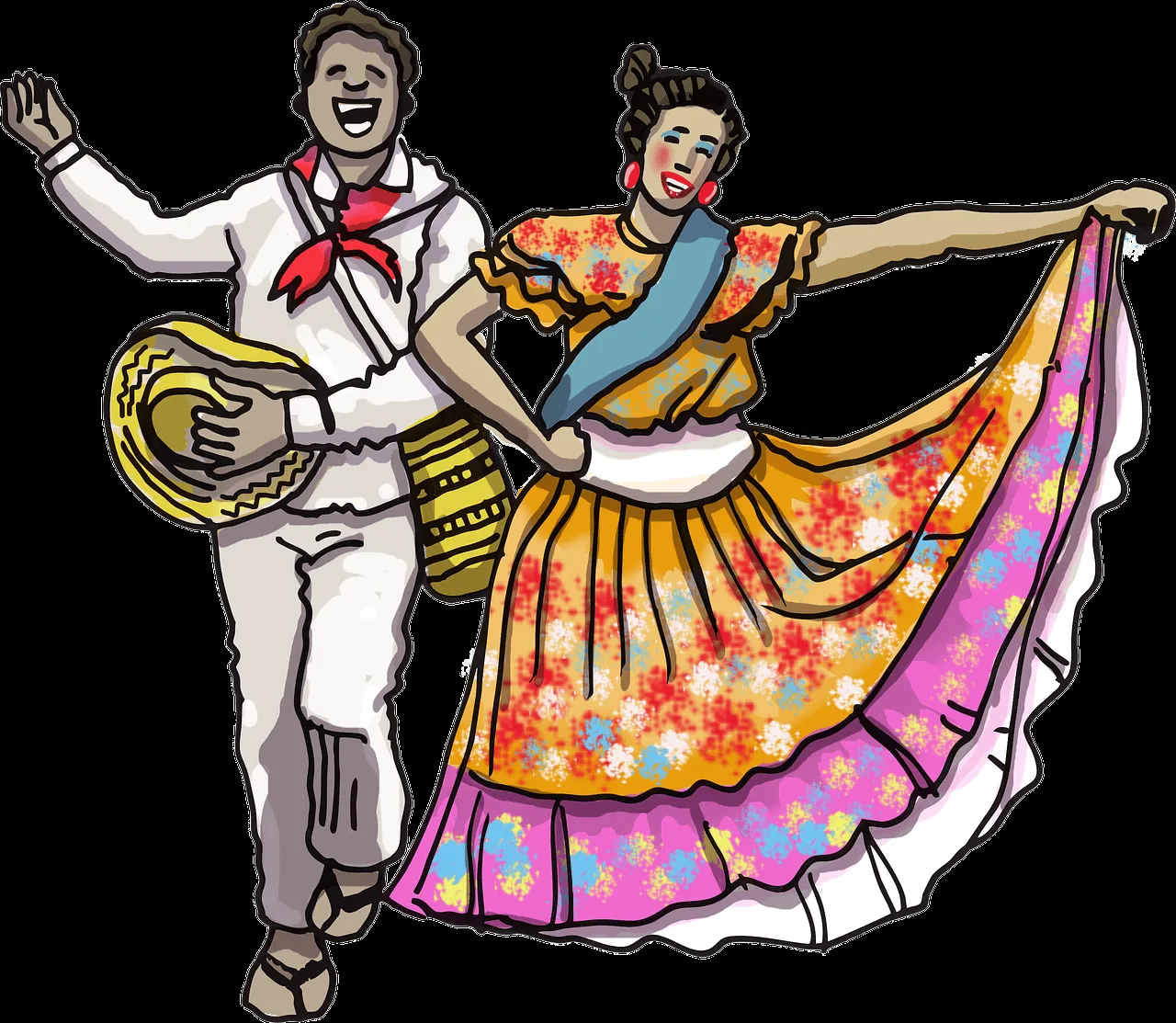 Danza Pareja Cumbia - Imagen gratis en Pixabay - Pixabay