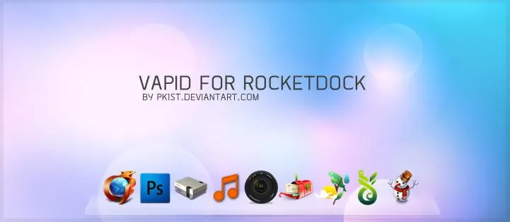 Dark Glass RocketDock by half-left on DeviantArt