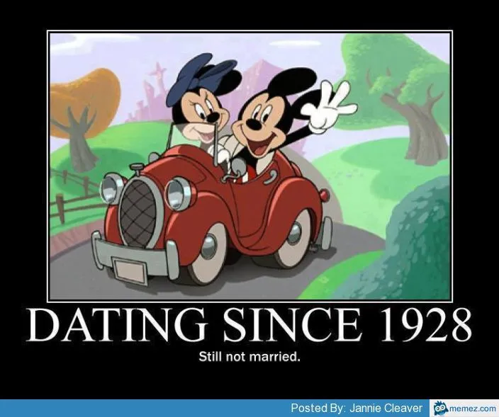 dating since 1928 Mickey and Minnie Mouse | Memes.com