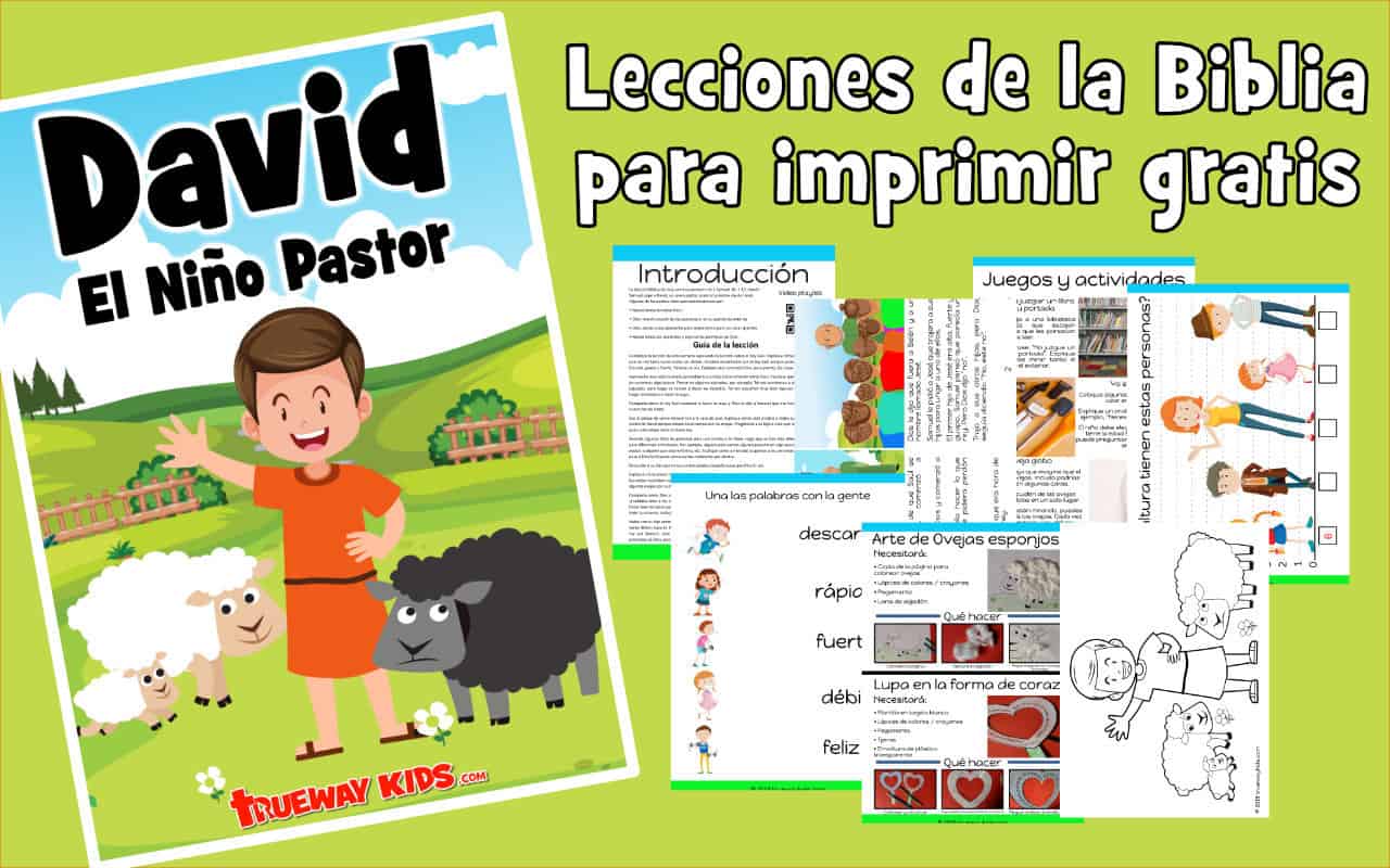 David - El Niño pastor - lección de la biblia para niños - Trueway Kids