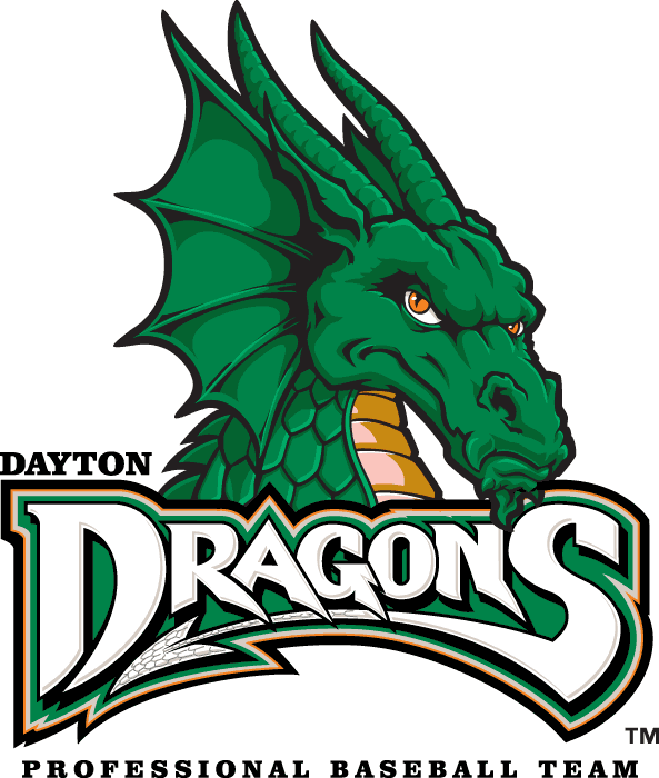 Dayton Dragons Primary Logo - Midwest League (MWL) - Chris ...