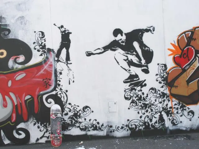 Dibujos graffitis skate - Imagui