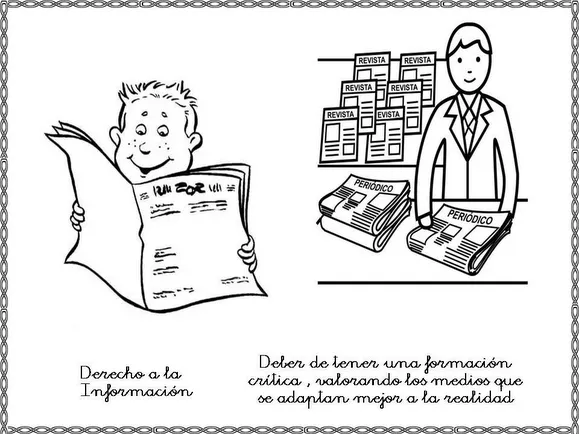 Dibujos de los derechos y deberes del niño para imprimir - Imagui