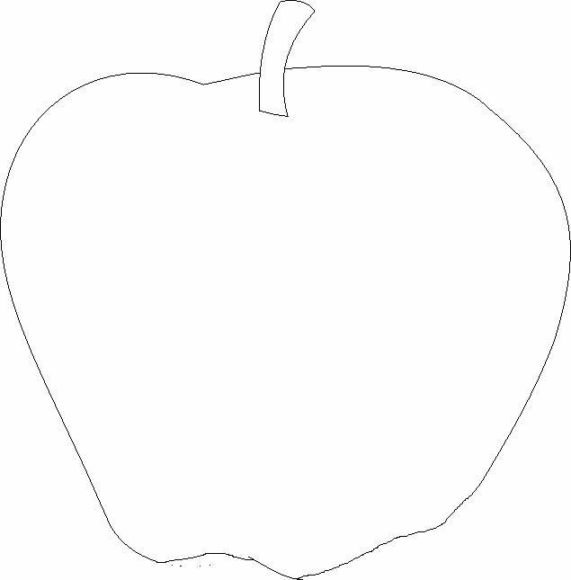 dibujo de manzana