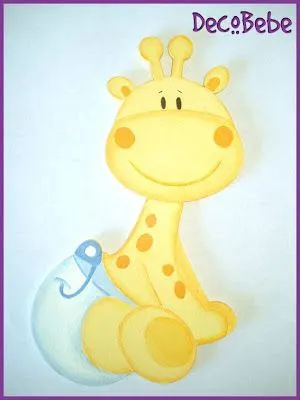 Dibujo de jirafas bebés - Imagui