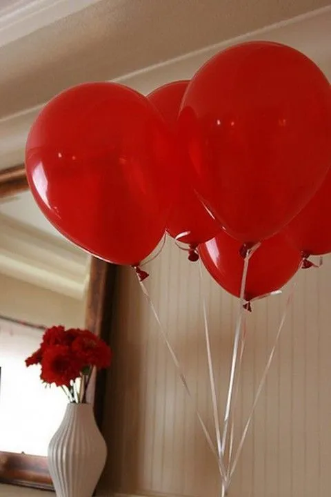 Decora San Valentín con globos y guirnaldas