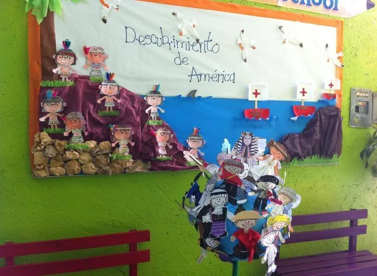 decoracion 12 de octubre | ideas para preescolar 2014-2015 sacado ...