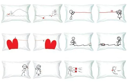 Almohadas de amor - Imagui