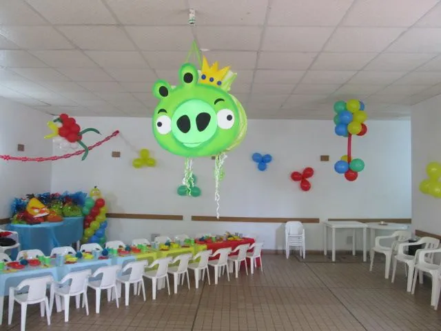 Decoraciónes para fiestas infantiles de Angry Birds - Imagui