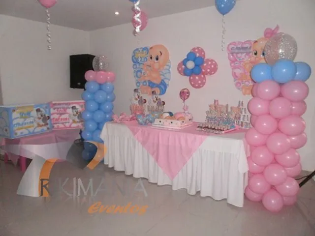 Mesa decorada para baby shower niña - Imagui