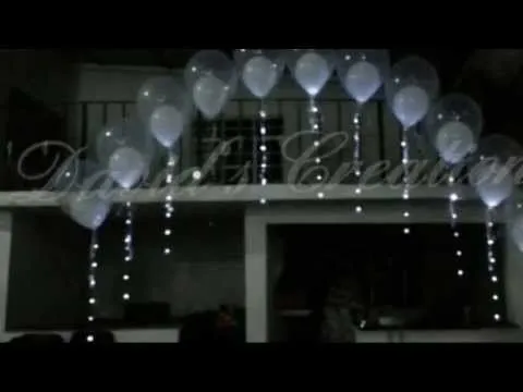 Decoracion para Boda-Bautizo. - Decoraciones con globos - YouTube