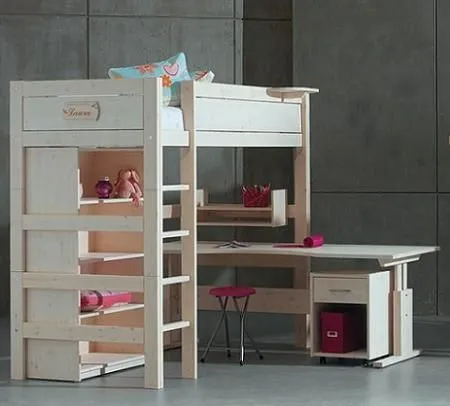 Decoración Cama y escritorio infantil en un único mueble! Ideal ...
