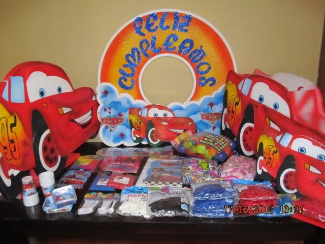 Decoración de cars 2 para cumpleaños - Imagui