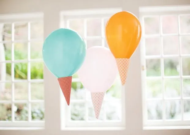 Decoración de cumpleaños con helados - Inspiración e ideas para ...