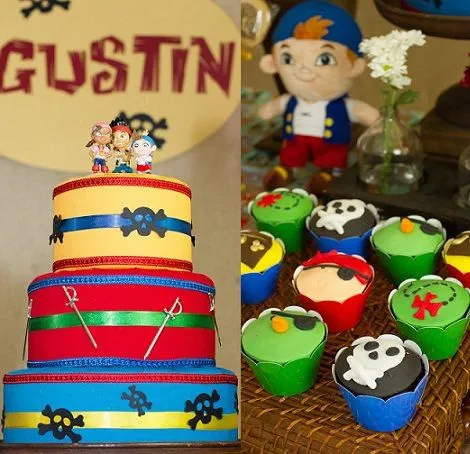 Decoración de cumpleaños de jake el pirata - Imagui